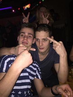 Sig Sinclair and Martin Cross in 2014