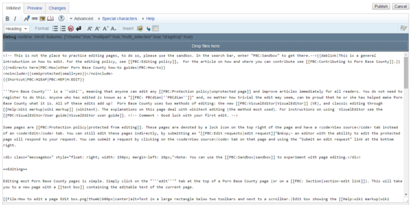 Text in a large rectangle below two toolbars and next to a scrollbar.