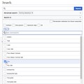 Select the namespace to search from the list (in our case, we want to find media files).