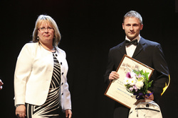 Announcement of the best athletes in Karlovy Vary Region, Czech Republic, 2014