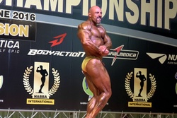 Arthur Andrade at 2016 NABBA World Championships, Class 1, Final